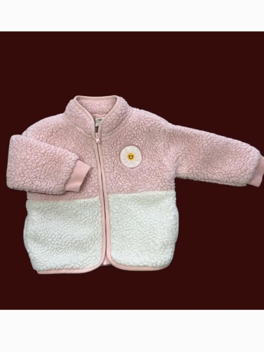 Tucker + Tate Daisy Jacket Zip Up Fleece 12 mo